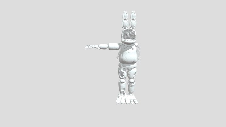 Withered-bonnie-help-wanted 3D Model