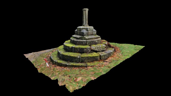 Standing cross at the Church of St James, Norton 3D Model