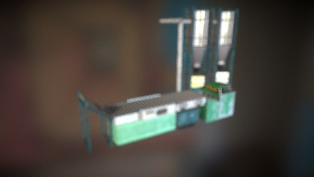 Equipment for processing of fluorescent lamps 3D Model