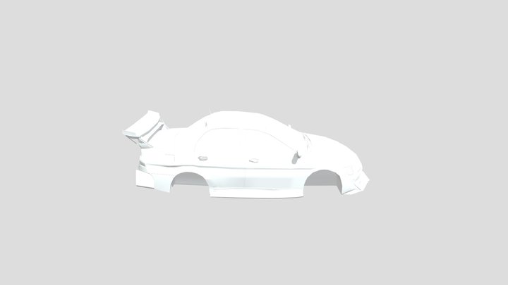 Mitsubishu Lancer Evo 8 3D Model