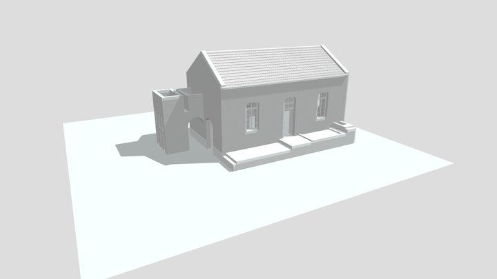Molino de sal - Isla del Trocadero 3D Model