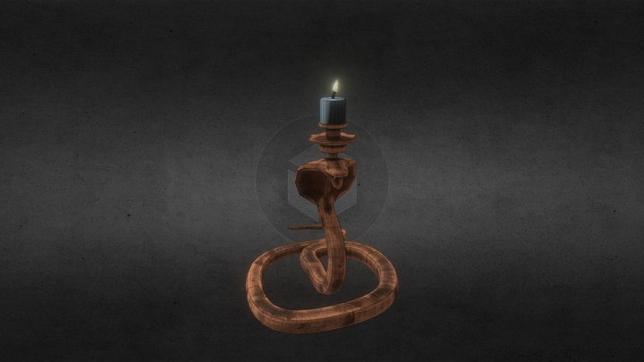 CandleStick 3D Model