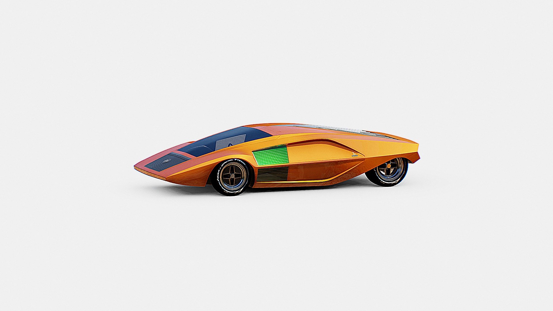 Lancia Stratos Zero 1970 | www.vecarz.com — Sketchfab embed 3D viewer