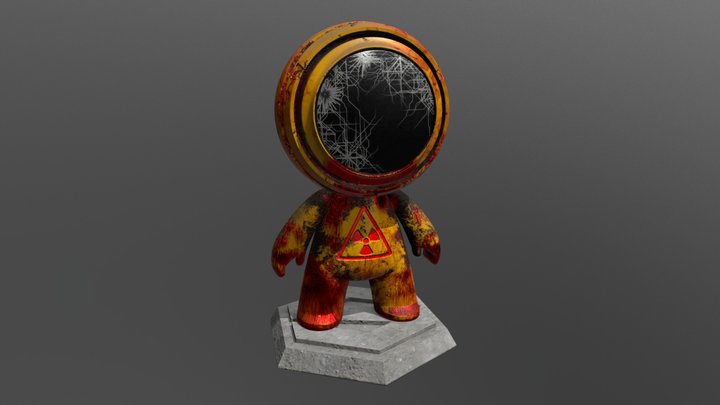 Robot Texture Test 3D Model