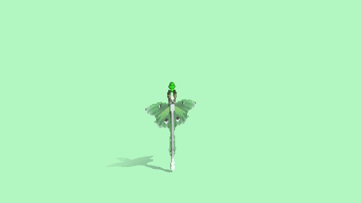 Lunar Moth 3D Model