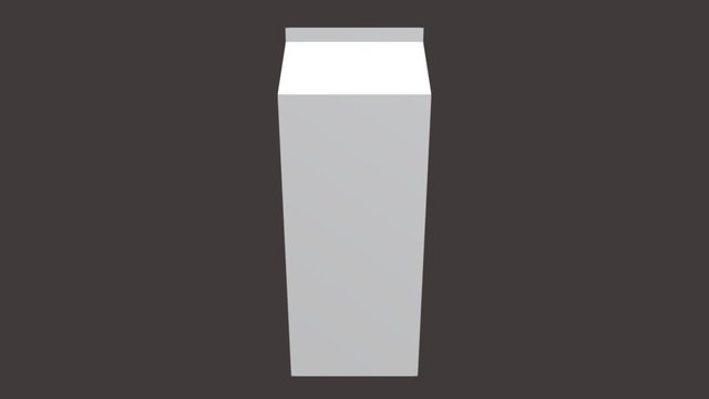 Milk Carton 3D Model