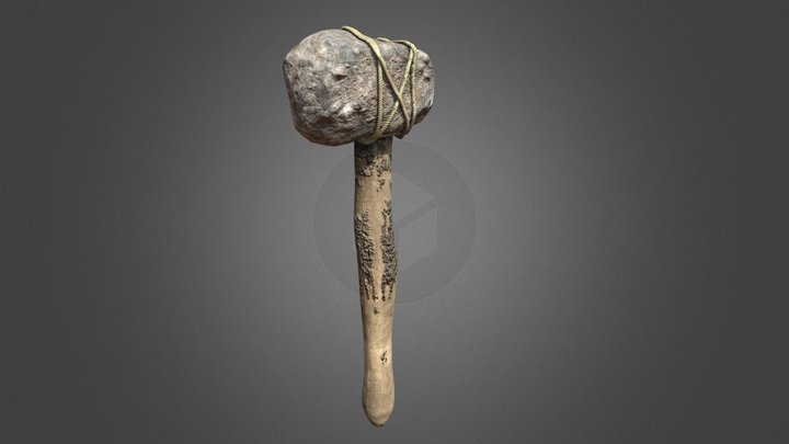 Stone Age Club 3D Model