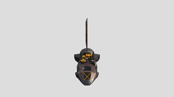 Alien pirate's caravan 3D Model