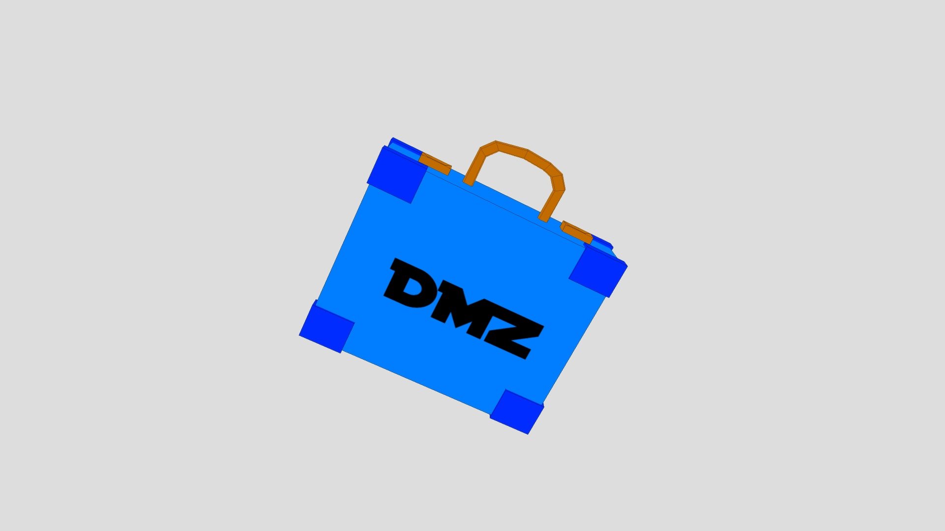 BRIEFCASE SUPER LOW POLY — Sketchfab embed 3D viewer