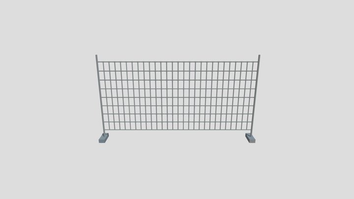 Barierre Chantier 3D Model