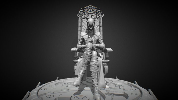 Bloodborne - Lady Maria of the Astral Clocktower 3D Model