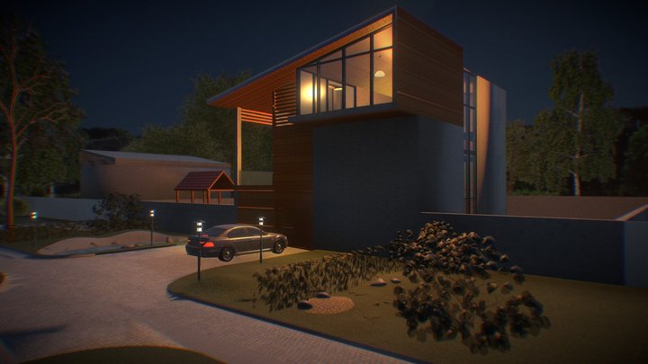 Дача 3D Model