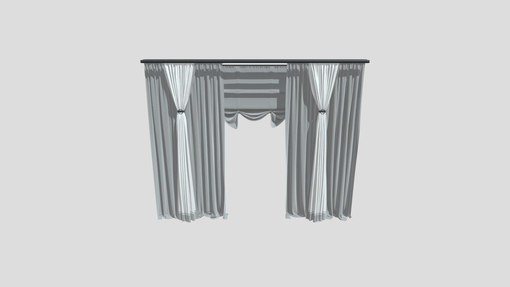 Mi Silk And Cotton Curtain Set