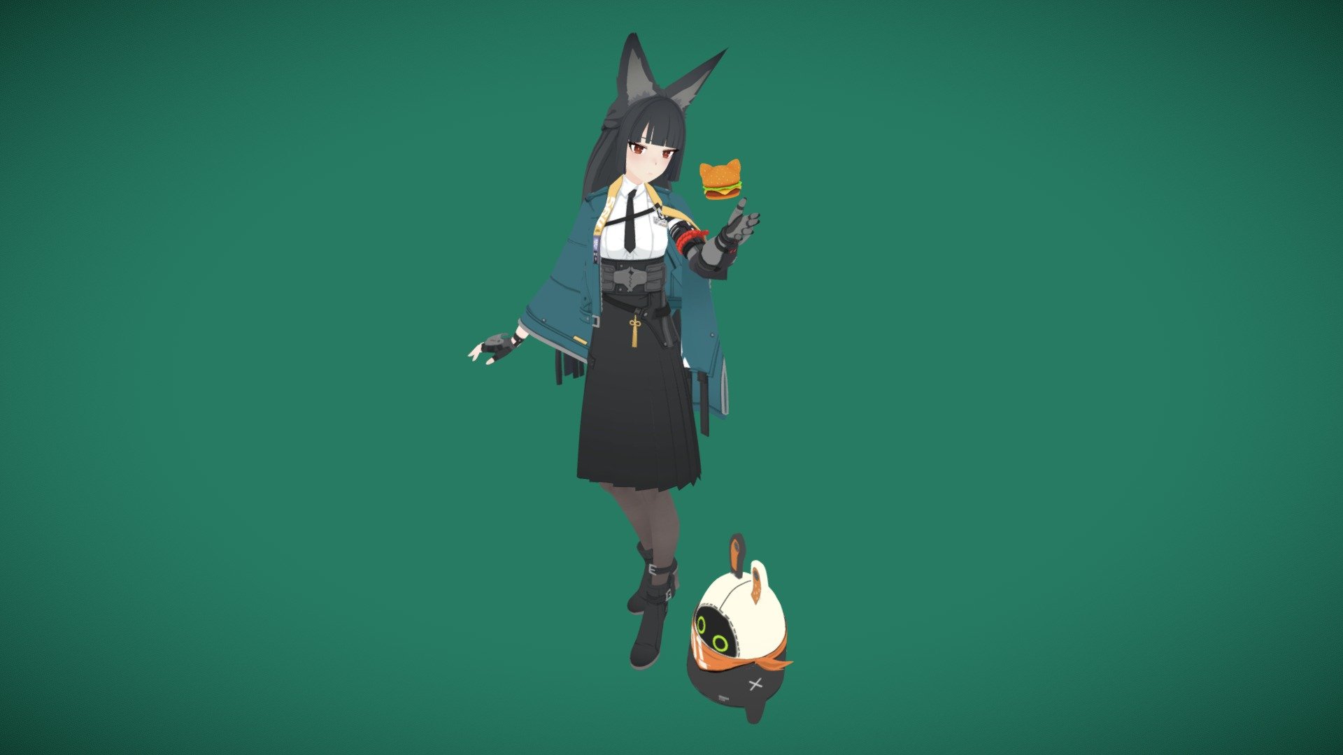 Hoshimi Miyabi - ZZZ - 3D model by Casttelan2 (@Casttelan2