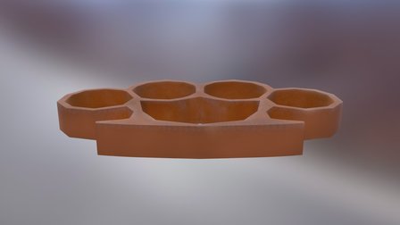Brass Knuckles 3D Model
