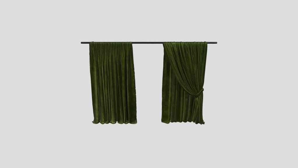 Emerald Velvet Curtains