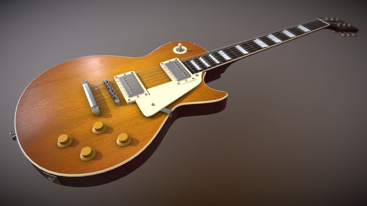 Les Paul Guitar - Epiphone 3D Model
