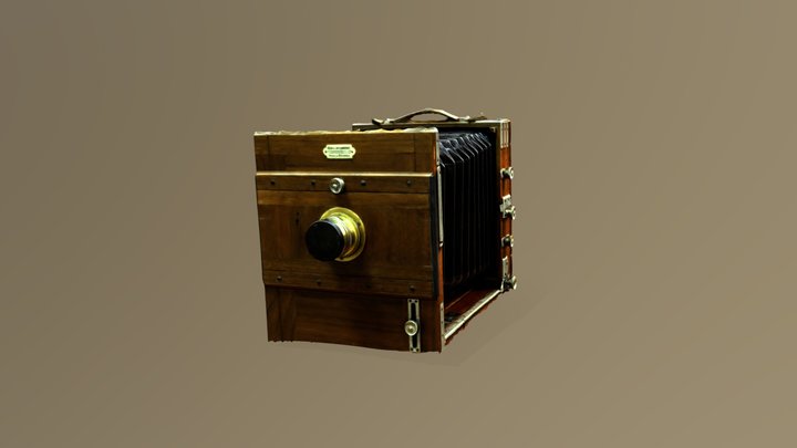 old wooden camera 3D Model