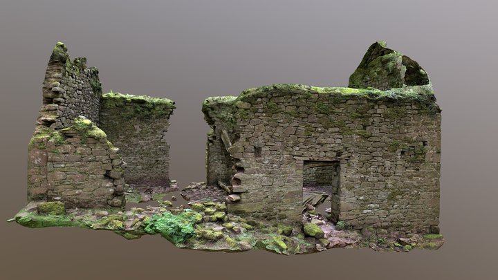 Ruinous farm building, South Wales 3D Model