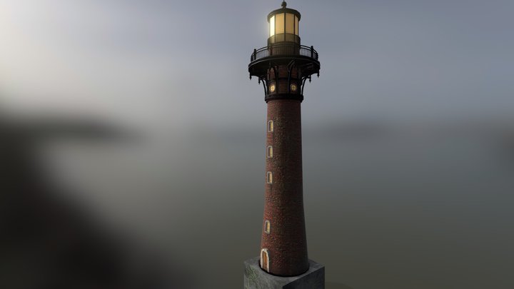 FREE Old Style Lighthouse Assets (fixed) 3D Model
