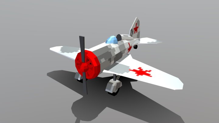 Polikarpov I-16 Ishak 3D Model