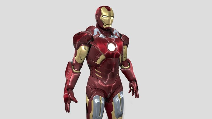 Iron Man MK7 3D Model