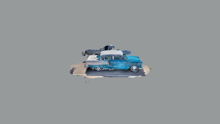 Chevy bel air 1955 3D Model