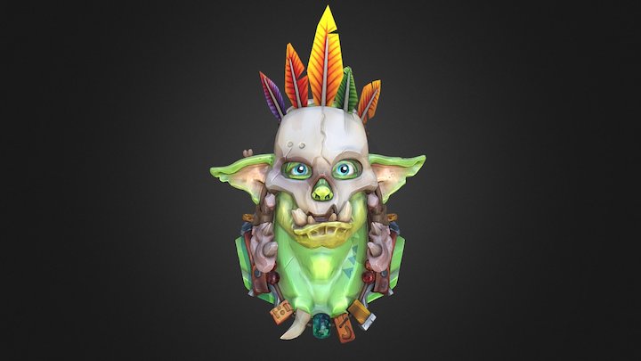 Shaman Orc 3D Model