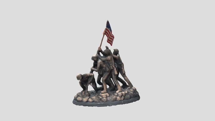 Iwo Jima Statue – Free 3D Model STL