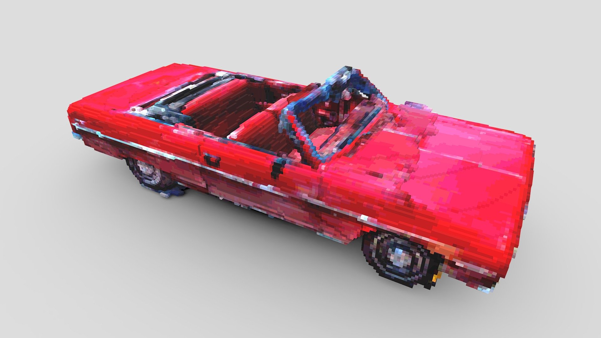 Vintage Chevrolet (voxels)