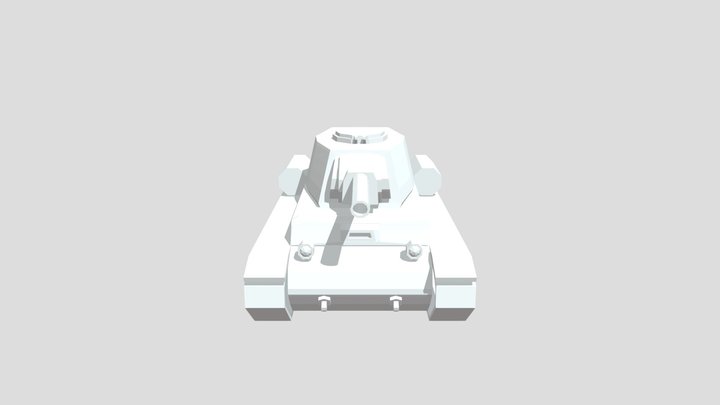 KV-1, low poly 3D Model