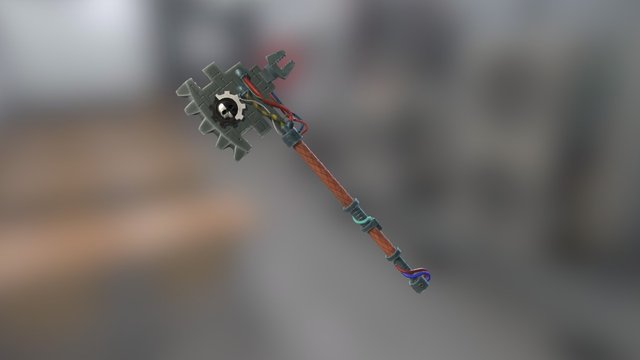Omnissian Pattern, Techmarines Power Axe(WIP) 3D Model