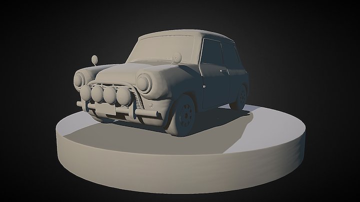 Mini Car Model 3D Model