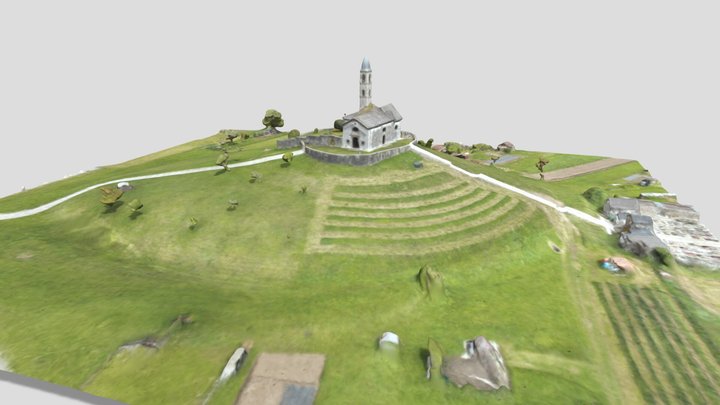 Chiesa di San Giorgio, Sorriva, Sovramonte (BL) 3D Model