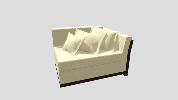 Sofa Left 3D Model