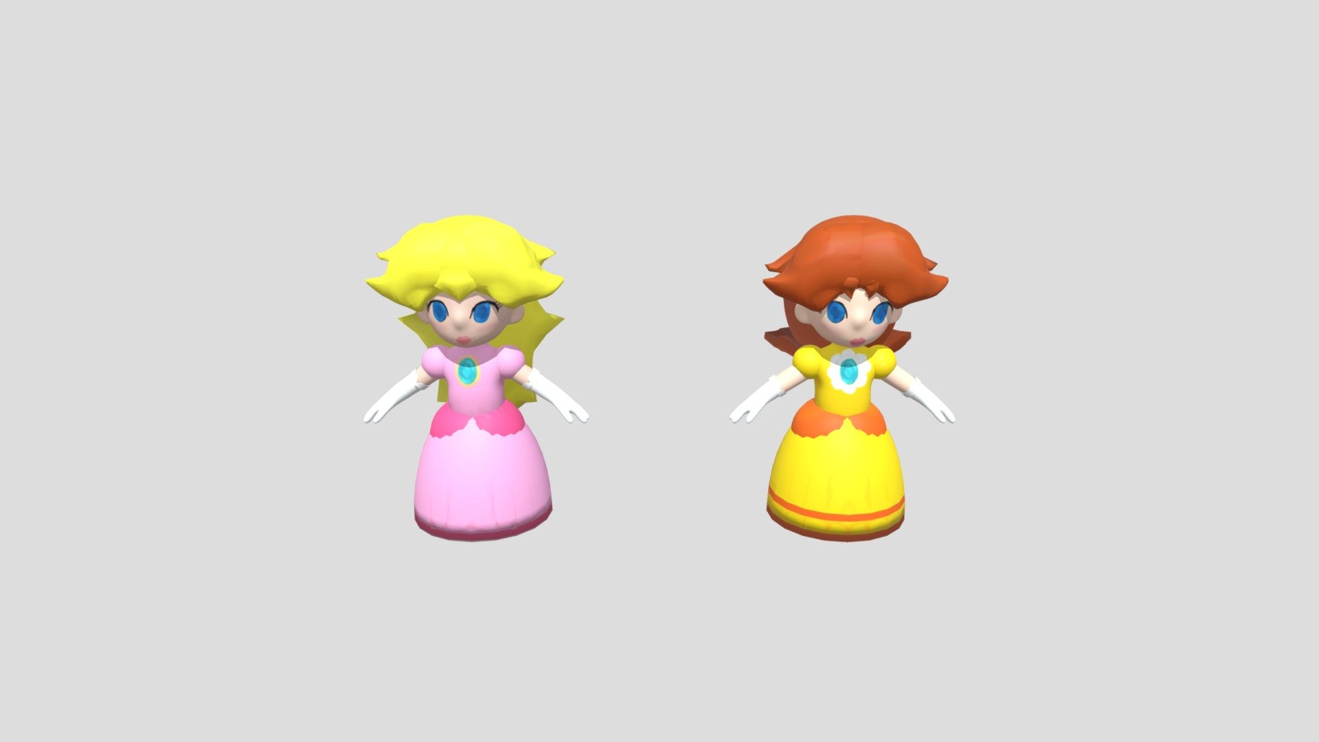 Daisy and Peach
