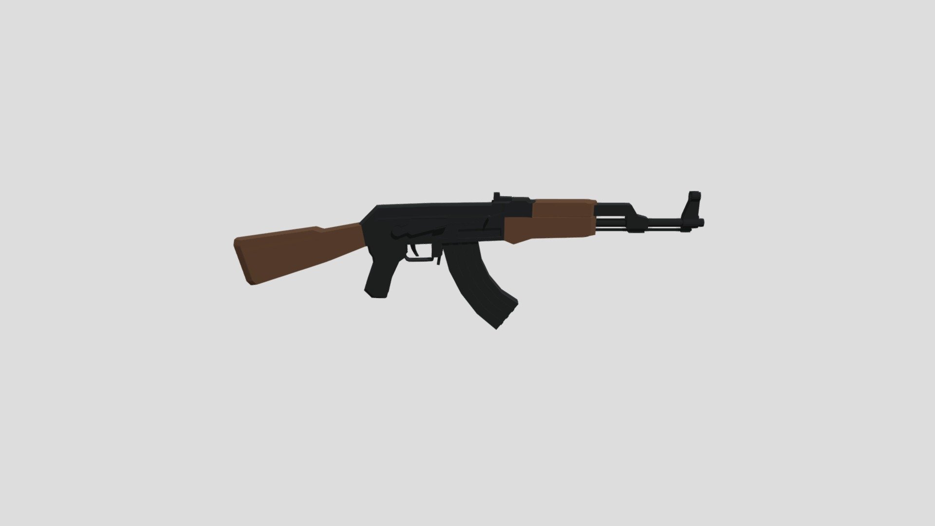 AK_47 (Low poly)