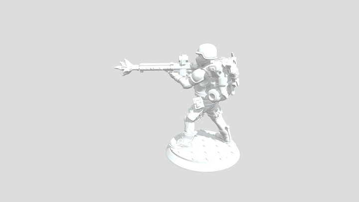 Solider 2 3D Model