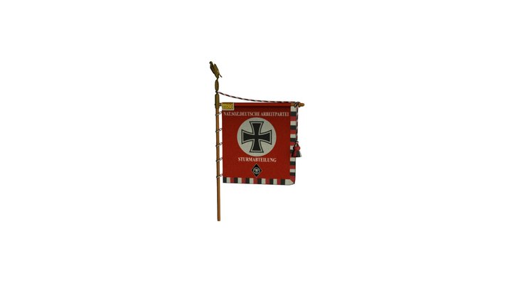 NSKK - Banner - WW2 3D Model