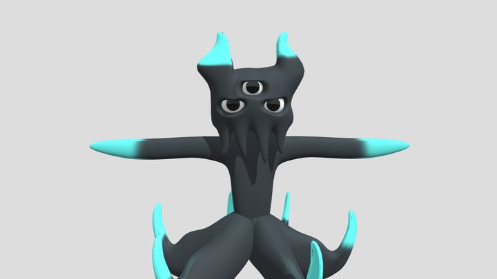 Lumocto From Care Of Gongon 3 [FanMade Model] 3D Model