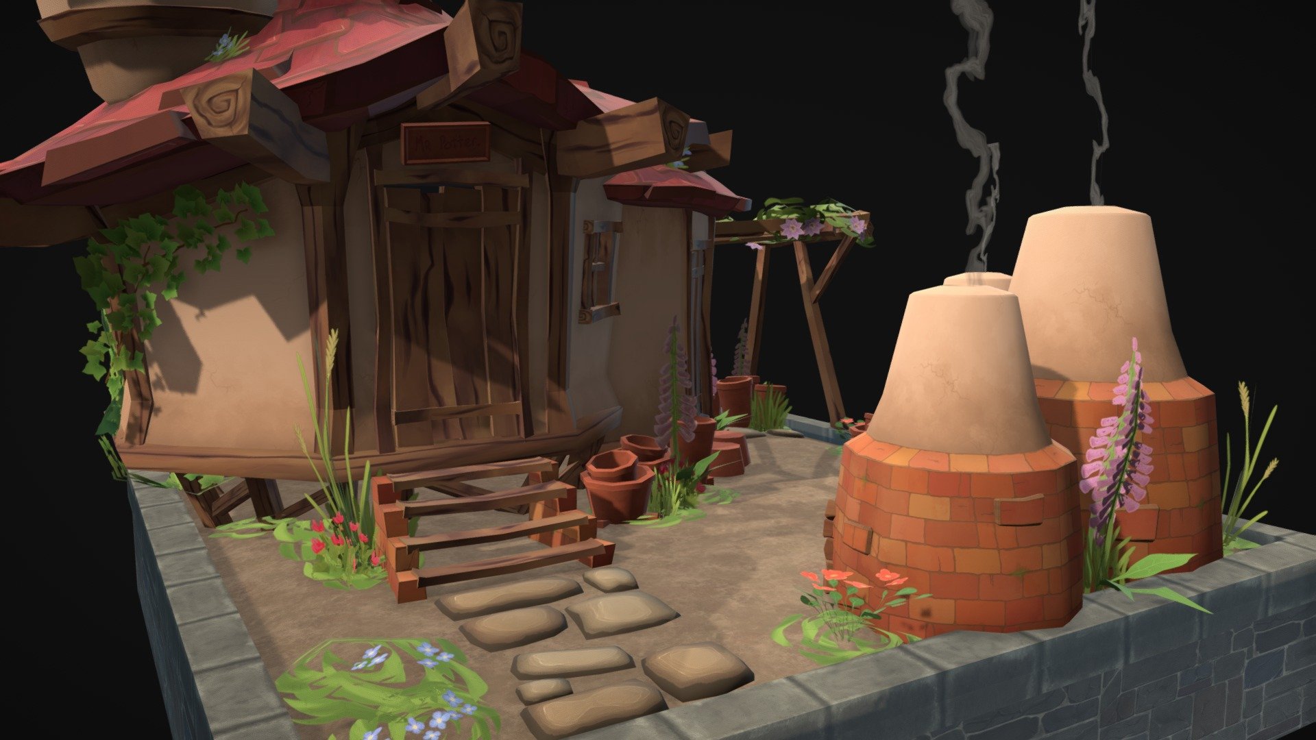 Potters House 3D model by Daniel Chandler (DanielChandler) [ad4d070