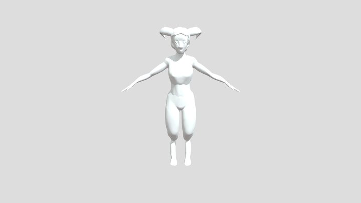 Female Satyress 3D Model