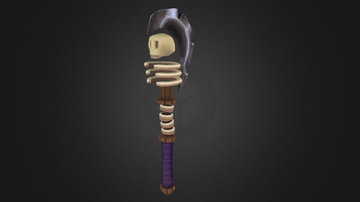 World of Warcraft weapon: Undead Axe 3D Model