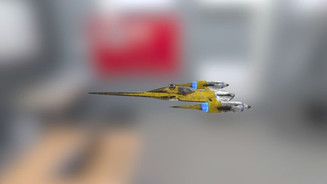 Naboo Starfighter 3D Model