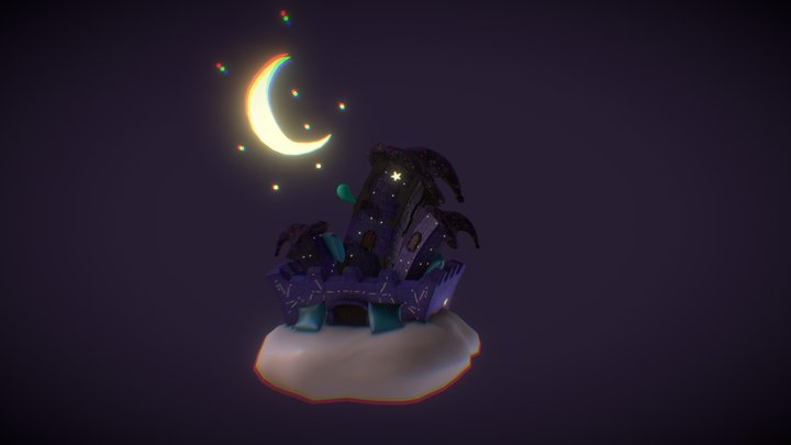 Dreamy Castle 3D Model