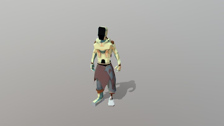 FREE Rigged Cyberg Character 3D Model