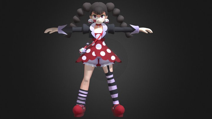Megaman X Dive (MMEXE) Chirol Yuika 3D Model