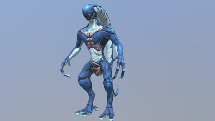 Alien 2 0 3 3D Model