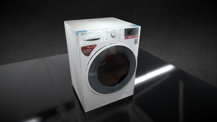 Washing Machine LG FHT1007 3D Model