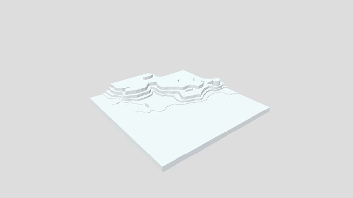 Mappa 3d Giappone 3D Model